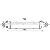 Интеркулер AVA QUALITY COOLING 2024843 U STZ2QO 4045385179305 MSA4525