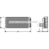 Испаритель кондиционера AVA QUALITY COOLING MSV009 I 1EBKX HGSQSK 2025072