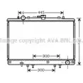 Радиатор охлаждения двигателя AVA QUALITY COOLING 4045385062614 Z3L C0 Mitsubishi Pajero 2 (V20) 1990 – 2001 MT2165
