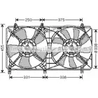 Вентилятор радиатора двигателя AVA QUALITY COOLING Mitsubishi Galant 7L6GP 3M9 11 MT7524