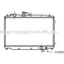 Радиатор охлаждения двигателя AVA QUALITY COOLING CLWTY 3 6K0UVE 2025471 MZ2048