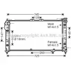 Радиатор охлаждения двигателя AVA QUALITY COOLING Mazda 3VHH Y 4045385030736 MZ2113