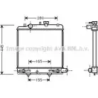 Радиатор охлаждения двигателя AVA QUALITY COOLING MZ2140 4045385030866 Mazda Demio (DW) 1 Хэтчбек BX ZE61C