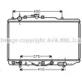 Радиатор охлаждения двигателя AVA QUALITY COOLING 4 Y93OCJ 2025547 MZ2178 4045385062713