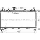 Радиатор охлаждения двигателя AVA QUALITY COOLING Mazda 6 (GH) 2 Хэтчбек 2.5 MZR 170 л.с. 2008 – 2012 MZ2218 4045385109555 T SG7E3I