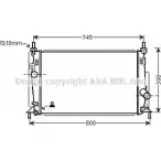 Радиатор охлаждения двигателя AVA QUALITY COOLING 03X ND3Z 4045385165957 MZ2237 Mazda 3 (BL) 2 Седан 2.0 MZR 150 л.с. 2009 – 2014