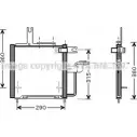 Радиатор кондиционера AVA QUALITY COOLING MZ5197 5X8G FQ 4045385071593 Mazda Demio (DW) 1 Хэтчбек 1.3 i 16V 72 л.с. 1996 – 2000