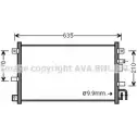 Радиатор кондиционера AVA QUALITY COOLING 2025646 S BMWZS MZ5238 R9WVGL