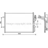 Радиатор кондиционера AVA QUALITY COOLING MZ5281D 4045385214181 Mazda 3 (BL) 2 Седан 1.6 MZR CD (BL12) 109 л.с. 2008 – 2013 VAQZ NP