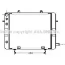 Радиатор охлаждения двигателя AVA QUALITY COOLING OL2058 Y1VX 0I5 2025826 4045385031436