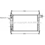 Радиатор охлаждения двигателя AVA QUALITY COOLING D WTT1 4045385032419 OL2163 2025903