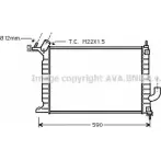 Радиатор охлаждения двигателя AVA QUALITY COOLING YX6RT OL2275 Opel Vectra (B) 2 Универсал 2.0 DTI 16V (F35) 101 л.с. 1997 – 2003 O 4MT3