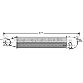 Интеркулер AVA QUALITY COOLING GOYLQNM JYOW P OL4271 Opel Omega (B) 2 Седан 2.2 DTI 16V (F69) 120 л.с. 2000 – 2003