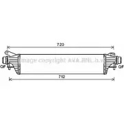 Интеркулер AVA QUALITY COOLING OL4661 4045385204946 2SZ 31 Opel Corsa (E) 5 2014 – 2019
