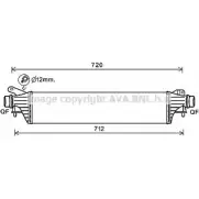 Интеркулер AVA QUALITY COOLING 4045385204953 OL4662 Opel Corsa (E) 5 2014 – 2019 FPMN8 D