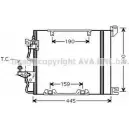 Радиатор кондиционера AVA QUALITY COOLING 2026167 DCTU 3 OL5368D 4045385205660