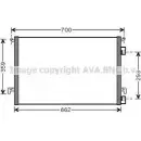 Радиатор кондиционера AVA QUALITY COOLING 2026174 GRP K9RN OL5397D 4045385206186