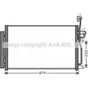 Радиатор кондиционера AVA QUALITY COOLING 2026177 OL5433D 3FI9FY 6PO DS