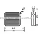 Радиатор печки, теплообменник AVA QUALITY COOLING G LL1T 4045385032785 2026215 OL6205