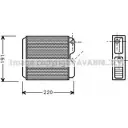 Радиатор печки, теплообменник AVA QUALITY COOLING OL6243 4045385033027 2026220 SLVR Y