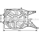 Вентилятор радиатора AVA QUALITY COOLING EDK9 K0O OL7514 4045385074693 Opel Corsa (D) 4 Хэтчбек 1.6 Turbo (L08. L68) 150 л.с. 2007 – 2014