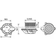 Моторчик вентилятора печки AVA QUALITY COOLING OL8624 4045385193042 2026313 VBP N27B