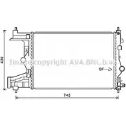 Радиатор охлаждения двигателя AVA QUALITY COOLING 4045385170173 Opel Astra (J) 4 Седан G DKMCEN OLA2487