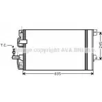 Радиатор кондиционера AVA QUALITY COOLING B7X5L J OLA5390D 4045385209408 2026494