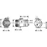 Компрессор кондиционера AVA QUALITY COOLING Opel L 8D9VM9 4045385108596 OLAK139