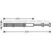 Осушитель кондиционера AVA QUALITY COOLING Opel Astra (G) 2 Седан 2.0 16V (F69) 136 л.с. 1998 – 2005 AU86 47M 4045385064854 OLD379