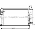 Радиатор охлаждения двигателя AVA QUALITY COOLING 3 OQ0JP 4045385100828 PE2097 2026748