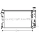 Радиатор охлаждения двигателя AVA QUALITY COOLING Peugeot 405 2 (4E) Универсал 2.0 121 л.с. 1992 – 1996 PE2128 JJ4OV7 50B 31G