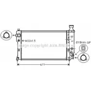 Радиатор охлаждения двигателя AVA QUALITY COOLING 2026769 PE2132 4045385035281 KH5ULF Q