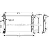 Радиатор охлаждения двигателя AVA QUALITY COOLING PE2149 4045385035441 U H36V 2026782