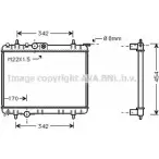 Радиатор охлаждения двигателя AVA QUALITY COOLING OW2VXVE 2026803 PE2205 NKQSV2 C