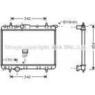 Радиатор охлаждения двигателя AVA QUALITY COOLING 2026835 CRLCU 8 TGKAD PE2247