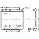 Радиатор охлаждения двигателя AVA QUALITY COOLING PE2274 JXF34X Fiat Ulysse (179) 2 Минивэн 2.0 136 л.с. 2002 – 2011 A U1879Q