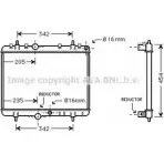 Радиатор охлаждения двигателя AVA QUALITY COOLING UFFB7N PE2280 Peugeot 407 1 (6C) Купе 1SWQN 0R