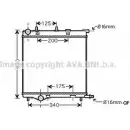 Радиатор охлаждения двигателя AVA QUALITY COOLING Citroen C3 1 (FC, PF1) Хэтчбек 1.4 i Bivalent 73 л.с. 2002 – 2025 GQ TXB SX7H0 PE2293