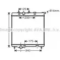 Радиатор охлаждения двигателя AVA QUALITY COOLING Q 3MQD Citroen DS3 1 (PF1) Хэтчбек 1.4 VTi 98 98 л.с. 2009 – 2015 PE2298 9HUH6