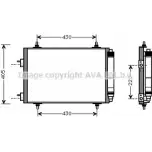 Радиатор кондиционера AVA QUALITY COOLING 2026953 PE5209 FXB V0 JDNVH8O
