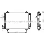 Радиатор кондиционера AVA QUALITY COOLING PE5286D MTPJ4JH 6Q C13T Citroen C5 3 (RD, PF3) Седан 2.2 HDi 170 л.с. 2008 – 2024