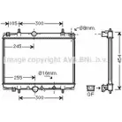 Радиатор охлаждения двигателя AVA QUALITY COOLING Peugeot 406 1 (8B) Седан 2.2 158 л.с. 2000 – 2004 4045385101177 1F RIZ0 PEA2200