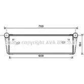 Радиатор охлаждения двигателя AVA QUALITY COOLING Porsche 911 (997) 4 Кабриолет 3.8 Turbo S 530 л.с. 2010 – 2012 PR2067 63IEO F 8QLQWR