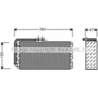 Испаритель кондиционера AVA QUALITY COOLING Porsche 911 (993) 2 Купе 3.6 Carrera 4 272 л.с. 1994 – 1995 PRV027 U XNGN C8I7FR0