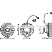 Вискомуфта AVA QUALITY COOLING REC102 9AW1DO D 4045385179886 2027411