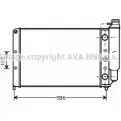 Радиатор охлаждения двигателя AVA QUALITY COOLING 2027491 82QYT RT2105 0V YY5AL