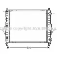 Радиатор охлаждения двигателя AVA QUALITY COOLING Renault Twingo (C06) 1 Хэтчбек 1.2 (C063. C064) 55 л.с. 1993 – 1996 L62U T5 RT2167 6K07JT