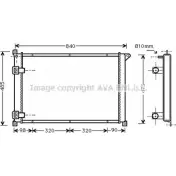 Радиатор охлаждения двигателя AVA QUALITY COOLING 4045385039999 RT2265 PY4 5U Renault Master (JD) 2 Автобус 1.9 dTI 80 л.с. 2000 – 2025