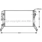 Радиатор охлаждения двигателя AVA QUALITY COOLING QAL8A 2027617 RT2419 P1 3091I